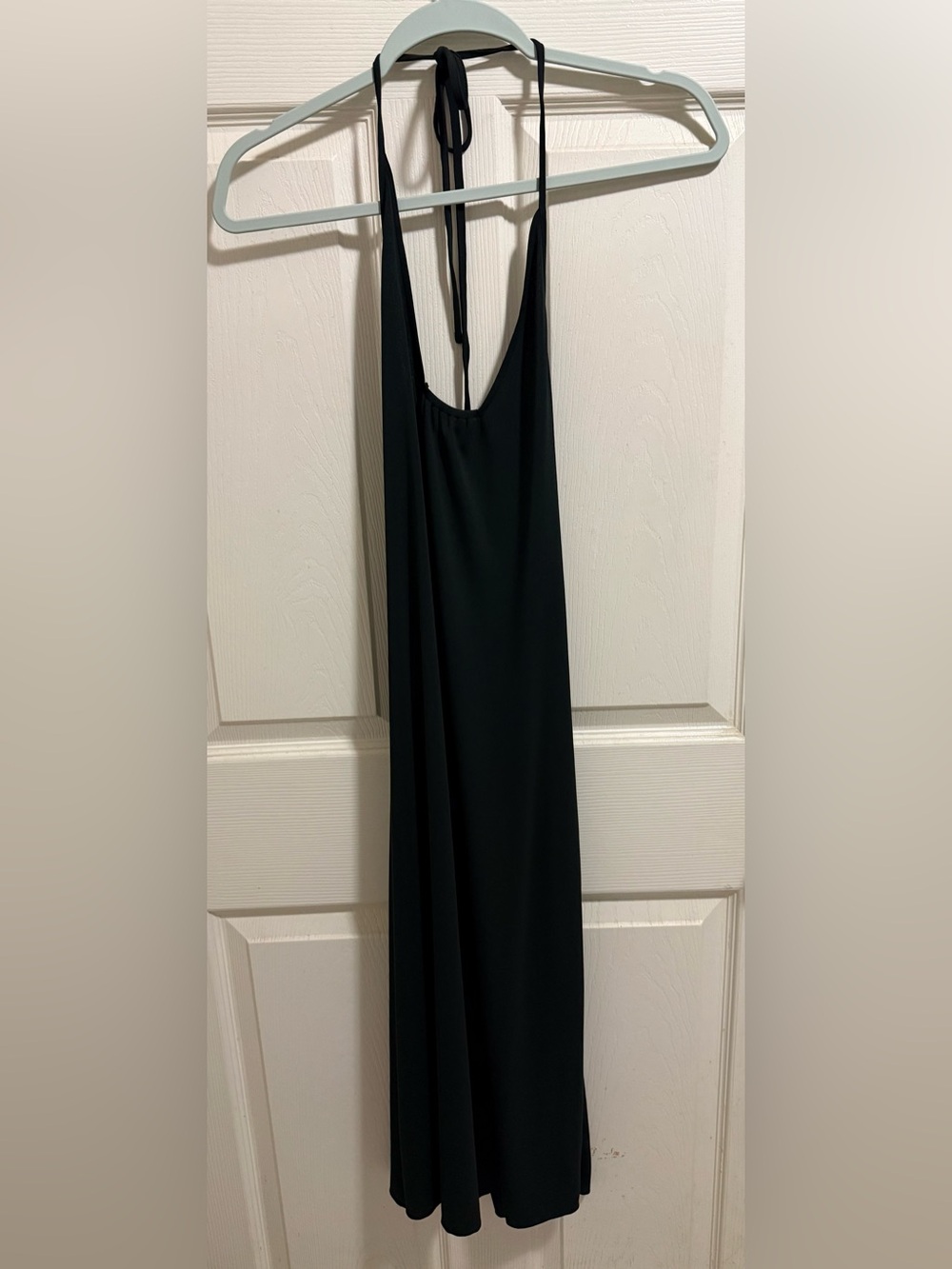 Women's Black Halter Slip Dress. No tag.